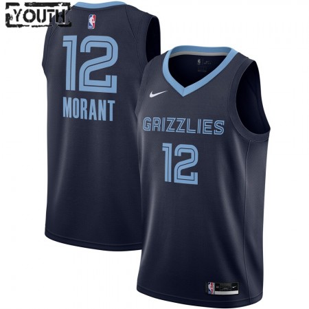 Maglia Memphis Grizzlies Ja Morant 12 2020-21 Nike Icon Edition Swingman - Bambino